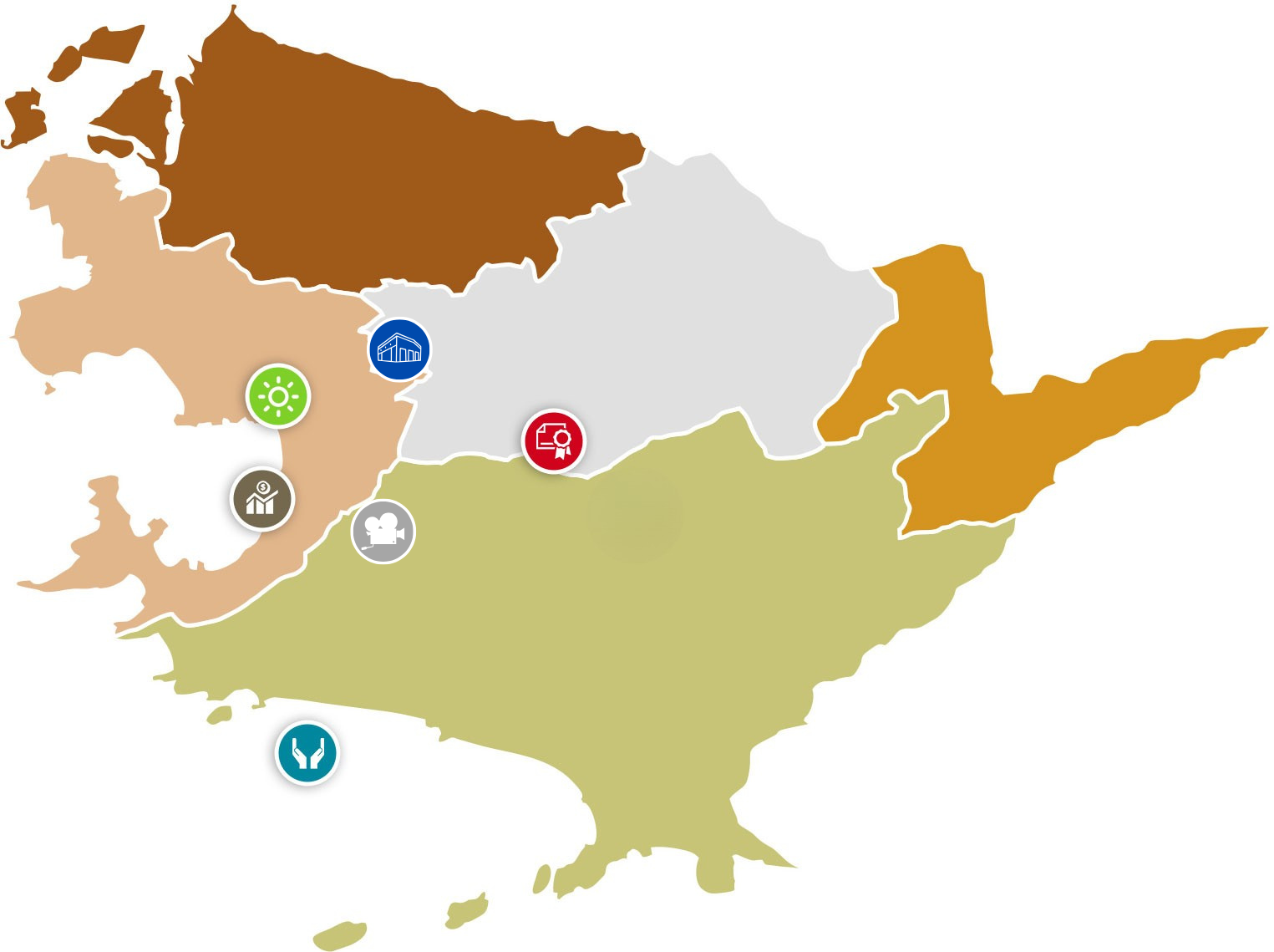 Mapa de Projetos